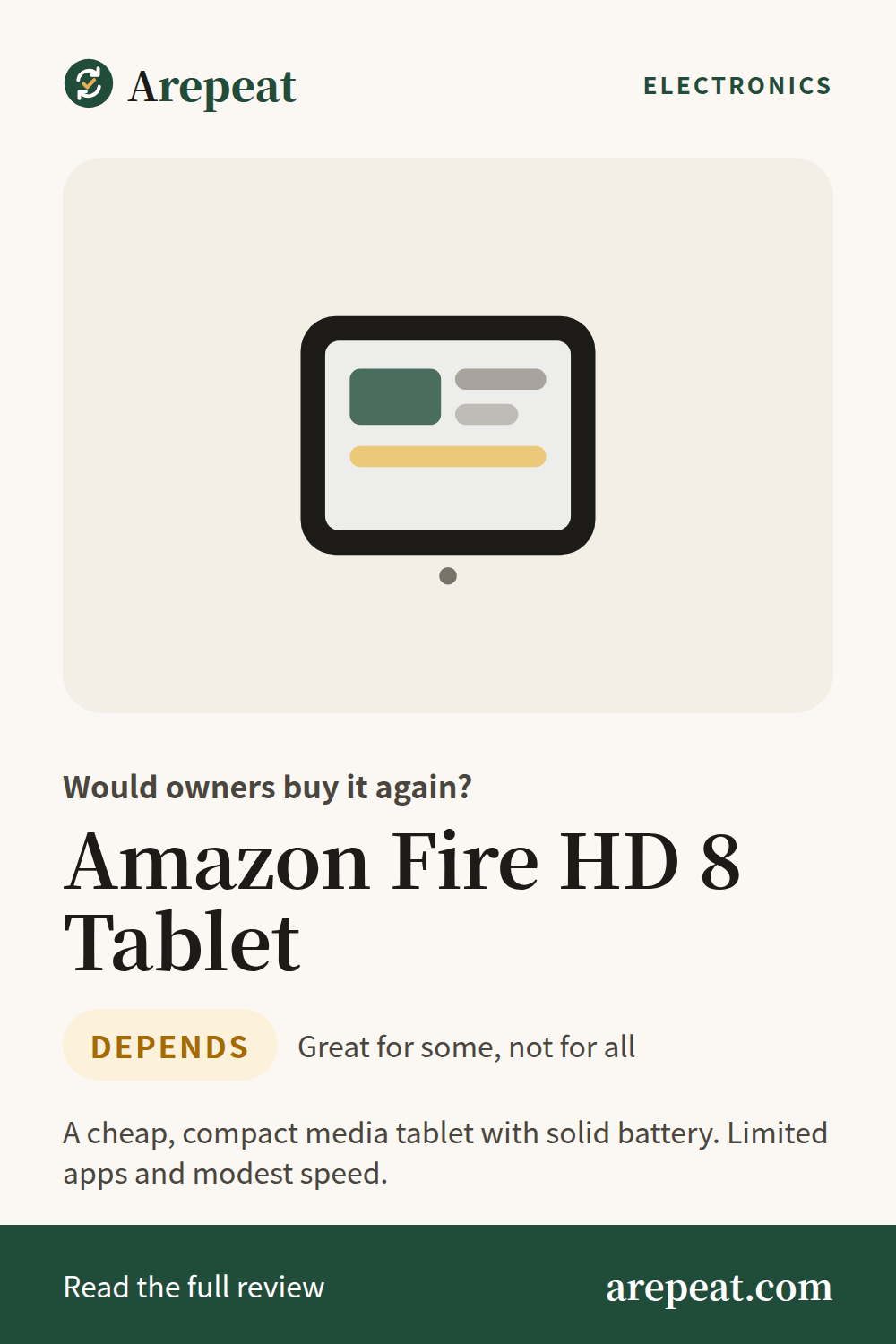 Amazon Fire HD 8 Tablet review: would owners buy it again?