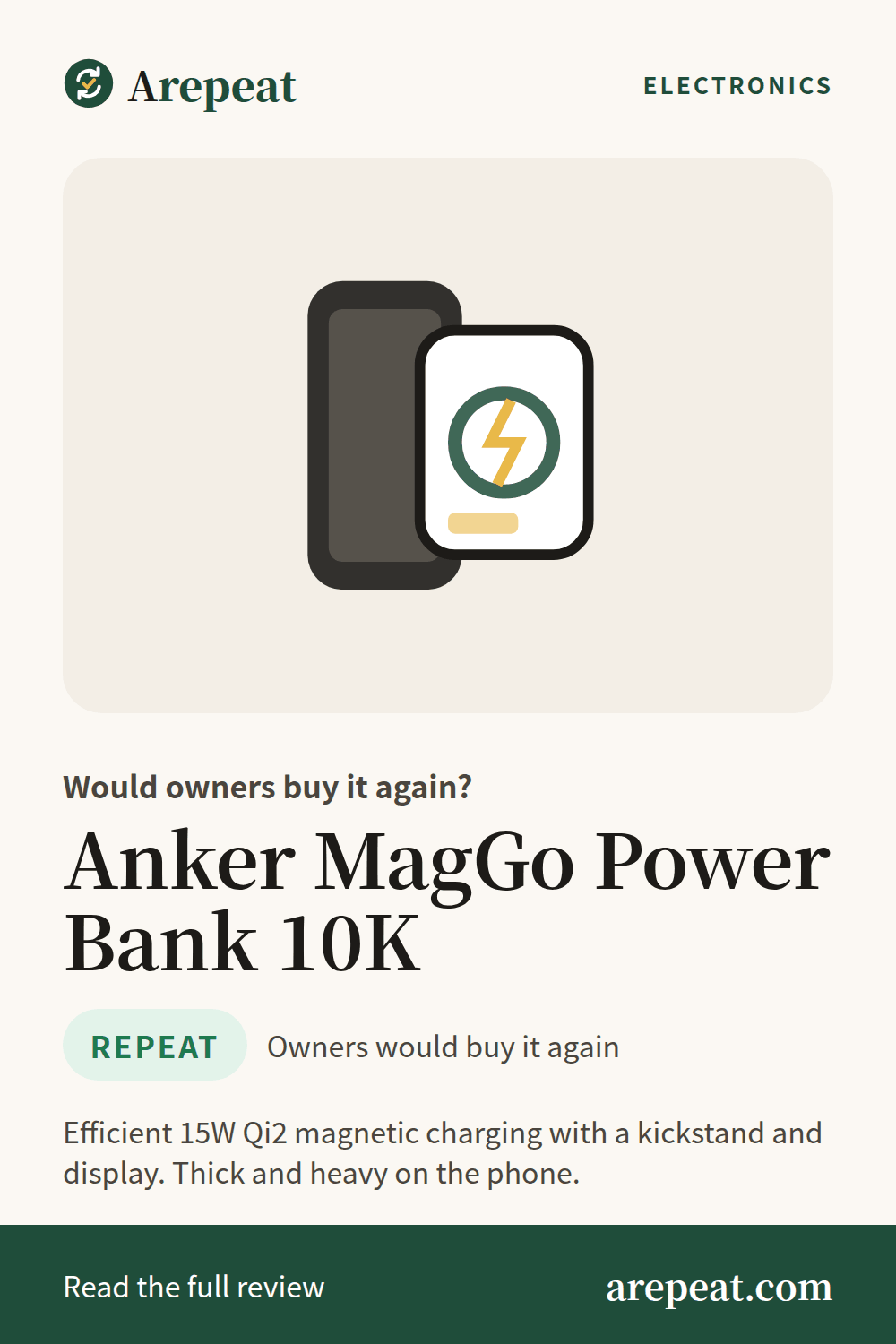 Anker MagGo Power Bank 10K review: would owners buy it again?