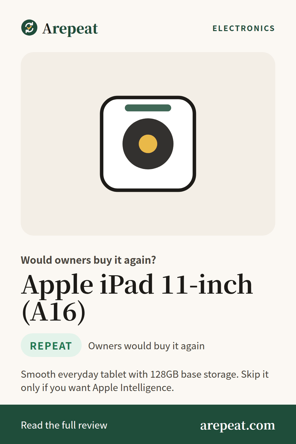 Apple iPad 11-inch (A16) review: would owners buy it again?