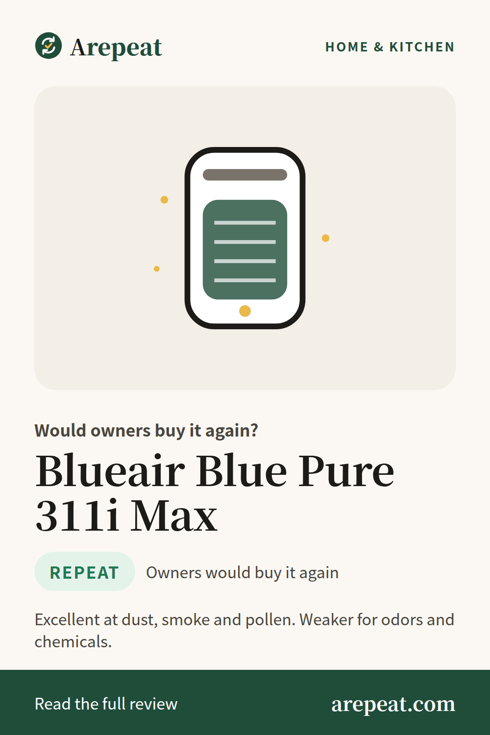 Blueair Blue Pure 311i Max review: would owners buy it again?