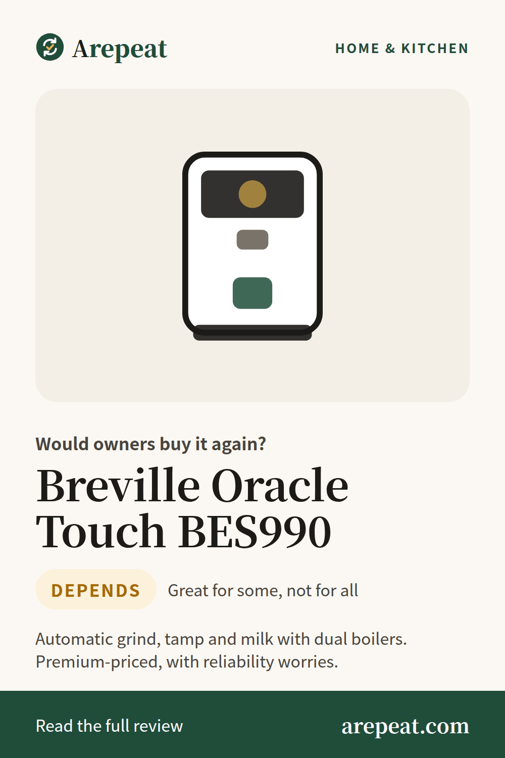 Breville Oracle Touch BES990 review: would owners buy it again?
