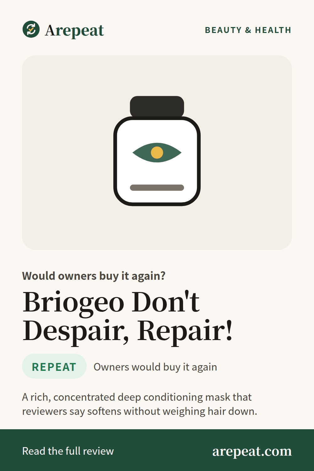 Briogeo Don't Despair, Repair! review: would owners buy it again?