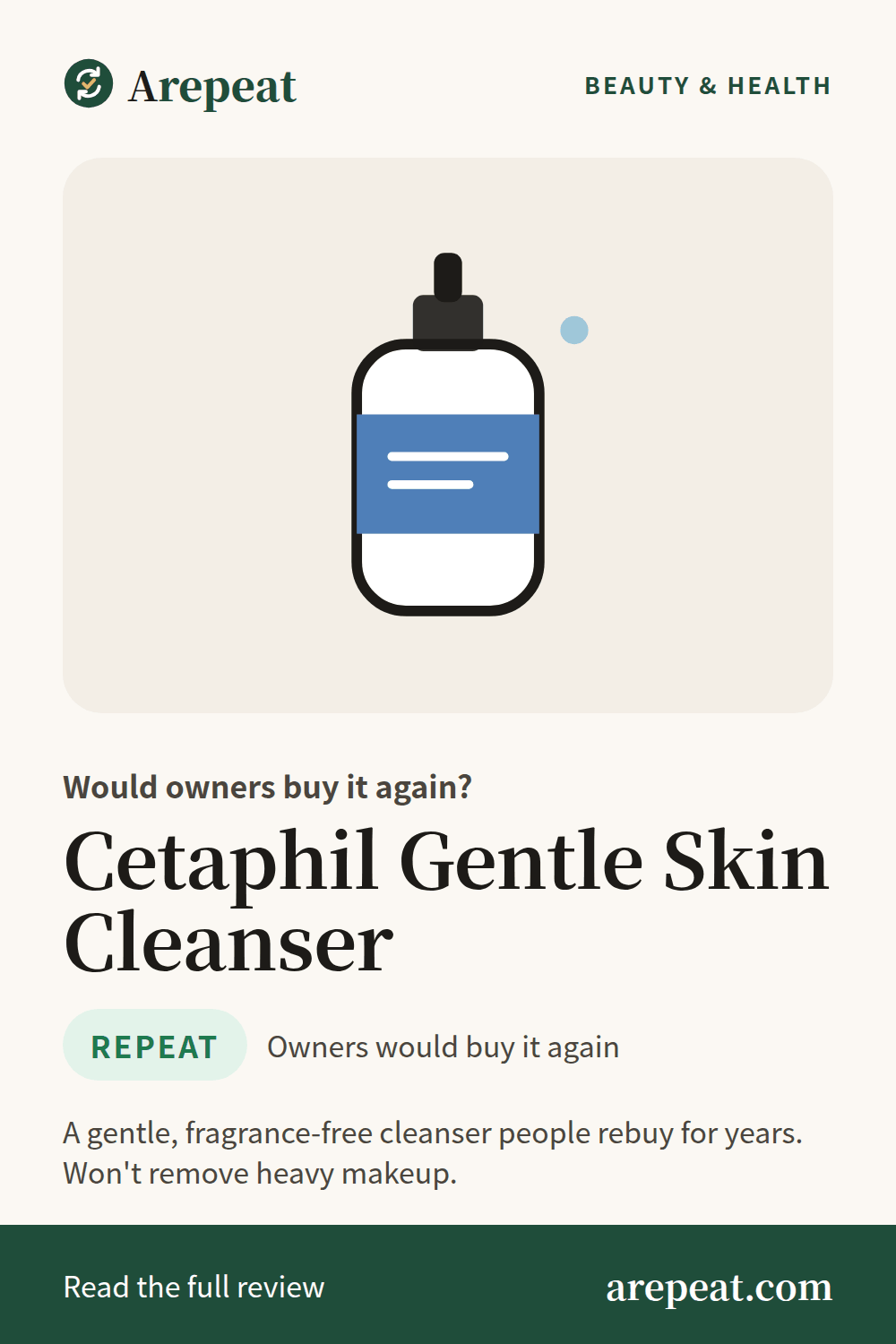 Cetaphil Gentle Skin Cleanser review: would owners buy it again?