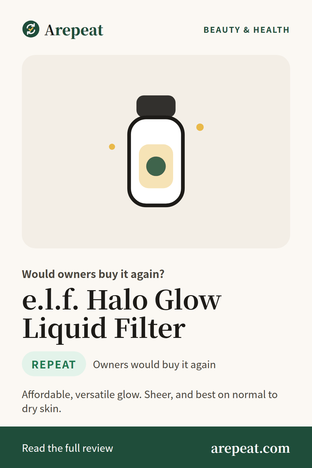 e.l.f. Halo Glow Liquid Filter review: would owners buy it again?