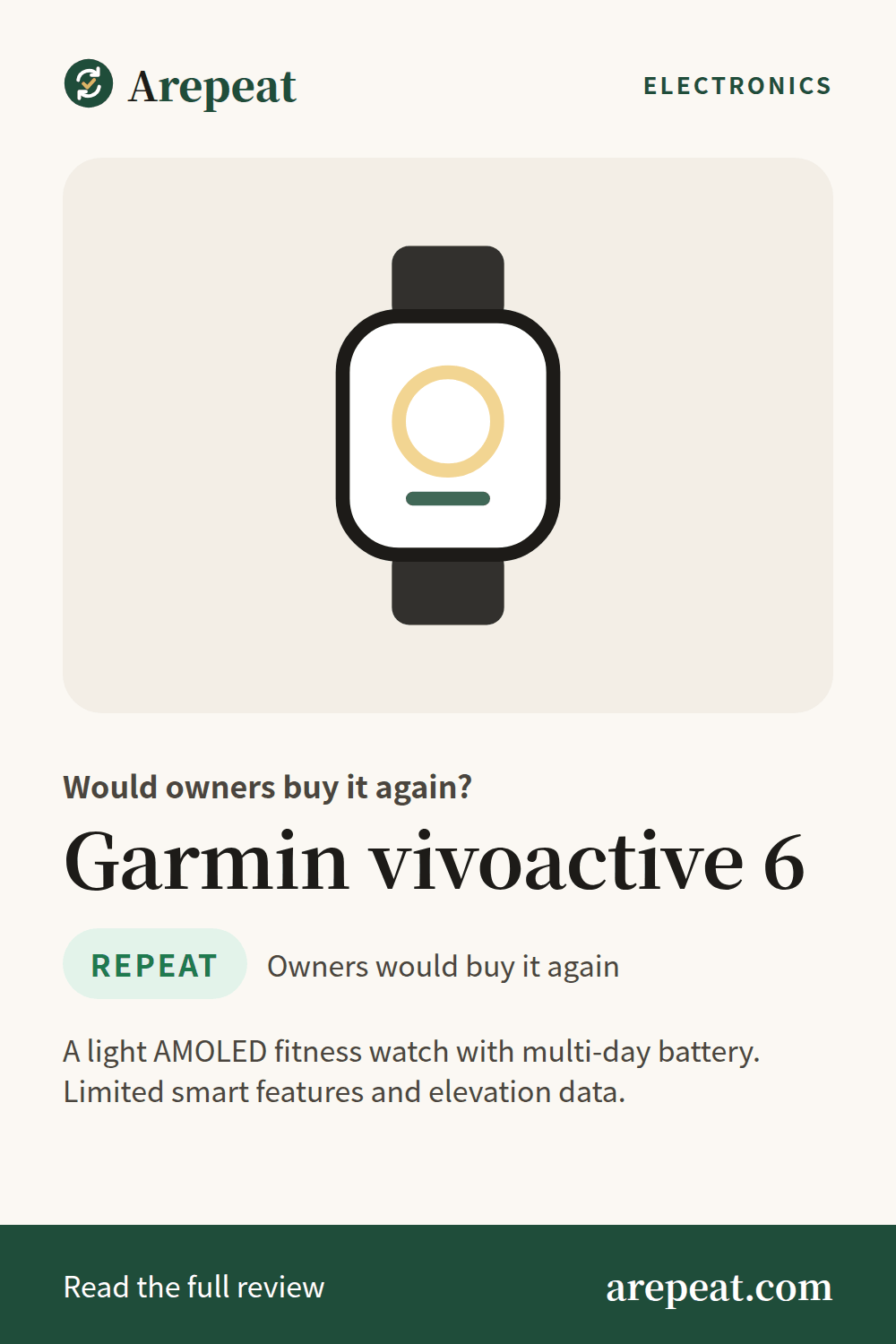 Garmin vivoactive 6 review: would owners buy it again?