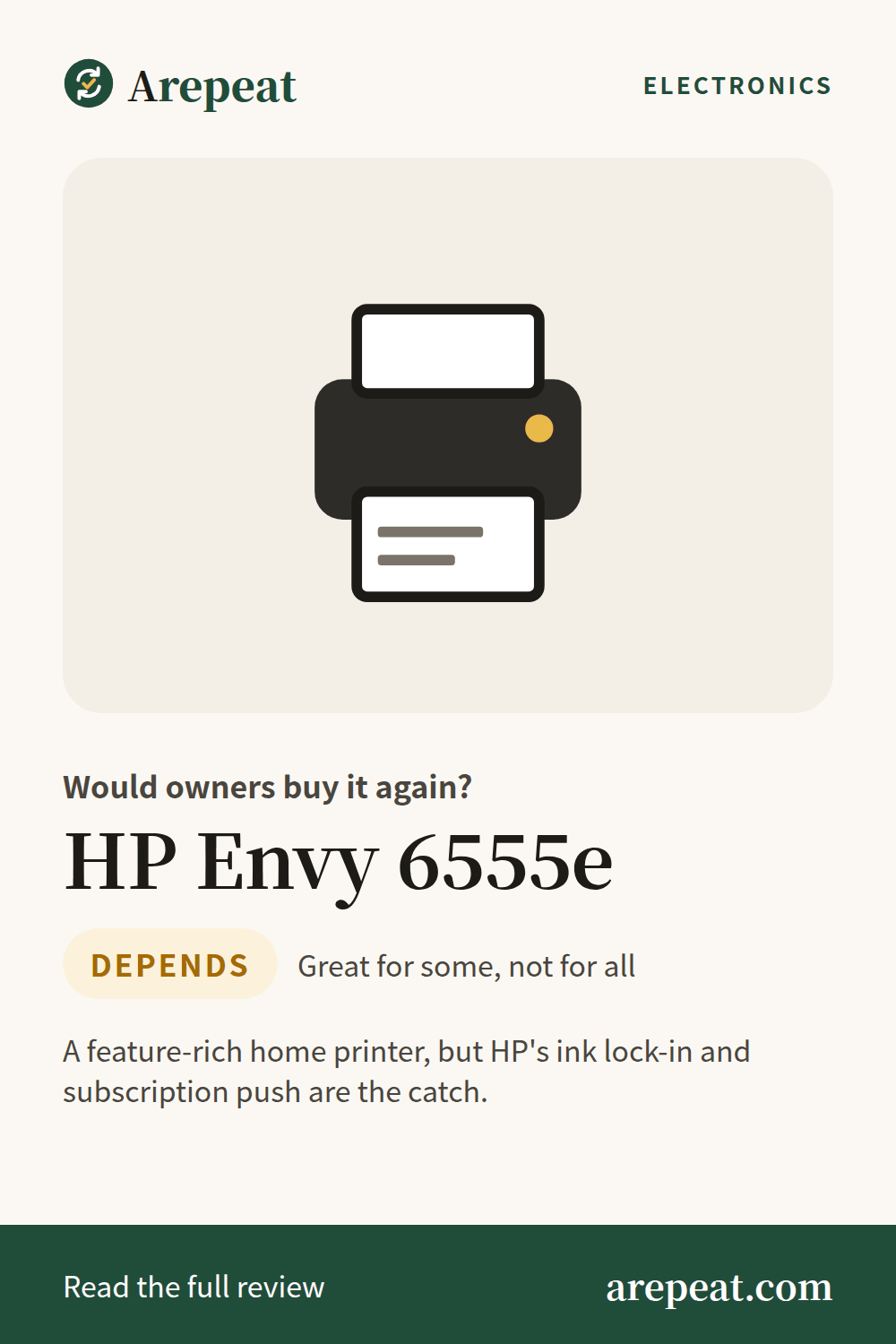 HP Envy 6555e review: would owners buy it again?