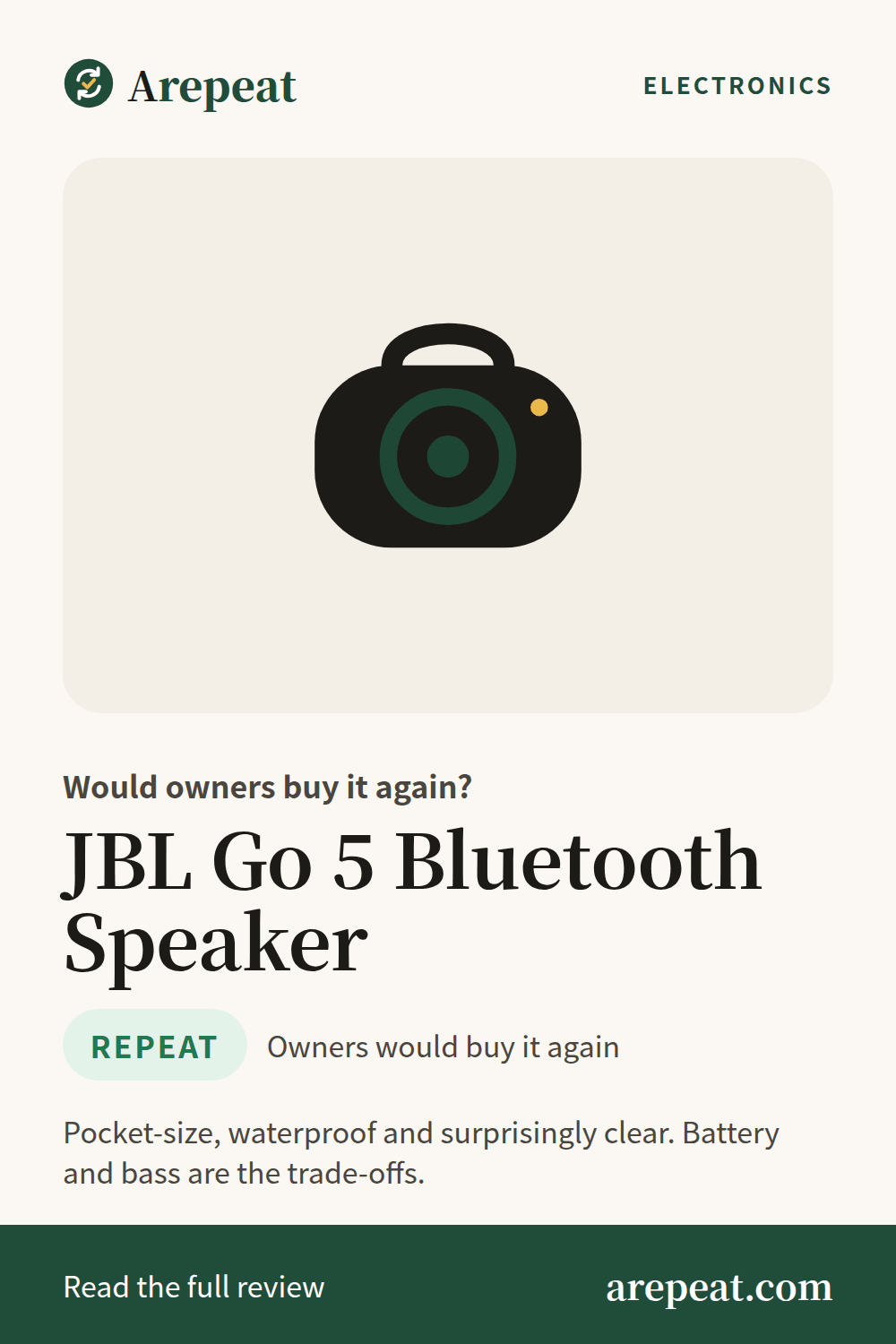JBL Go 5 Bluetooth Speaker review: would owners buy it again?
