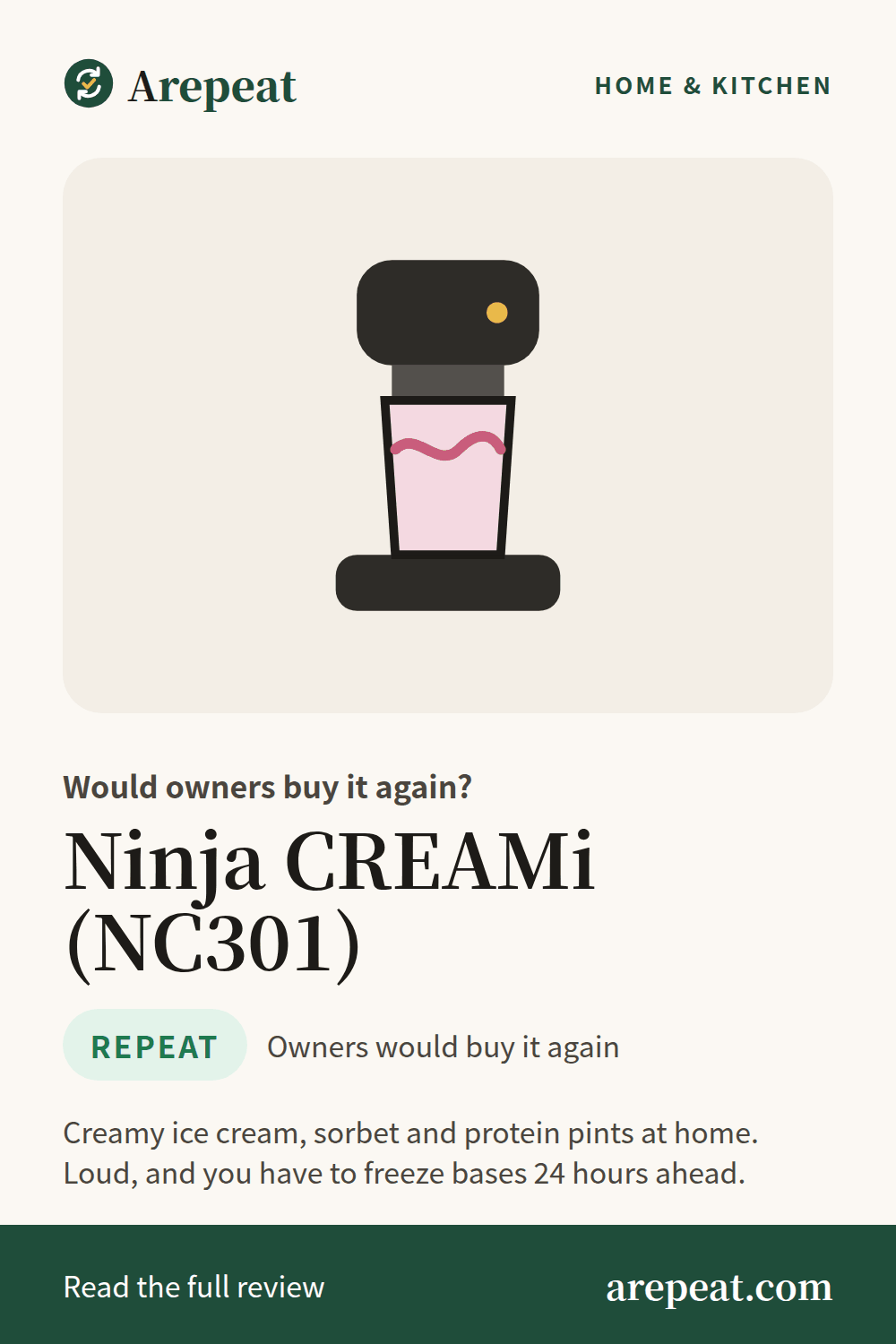 Ninja CREAMi (NC301) review: would owners buy it again?
