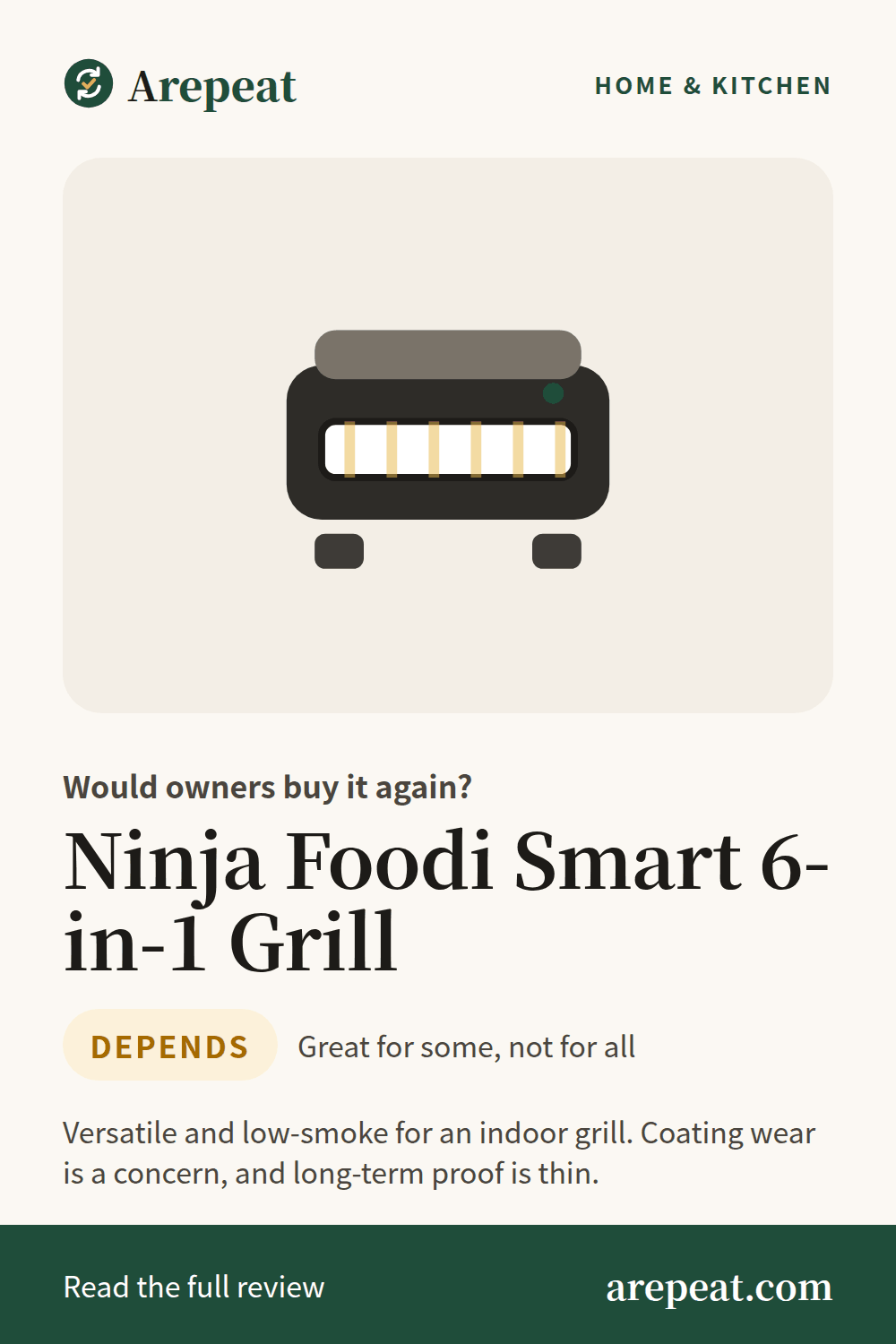 Ninja Foodi Smart 6-in-1 Grill review: would owners buy it again?