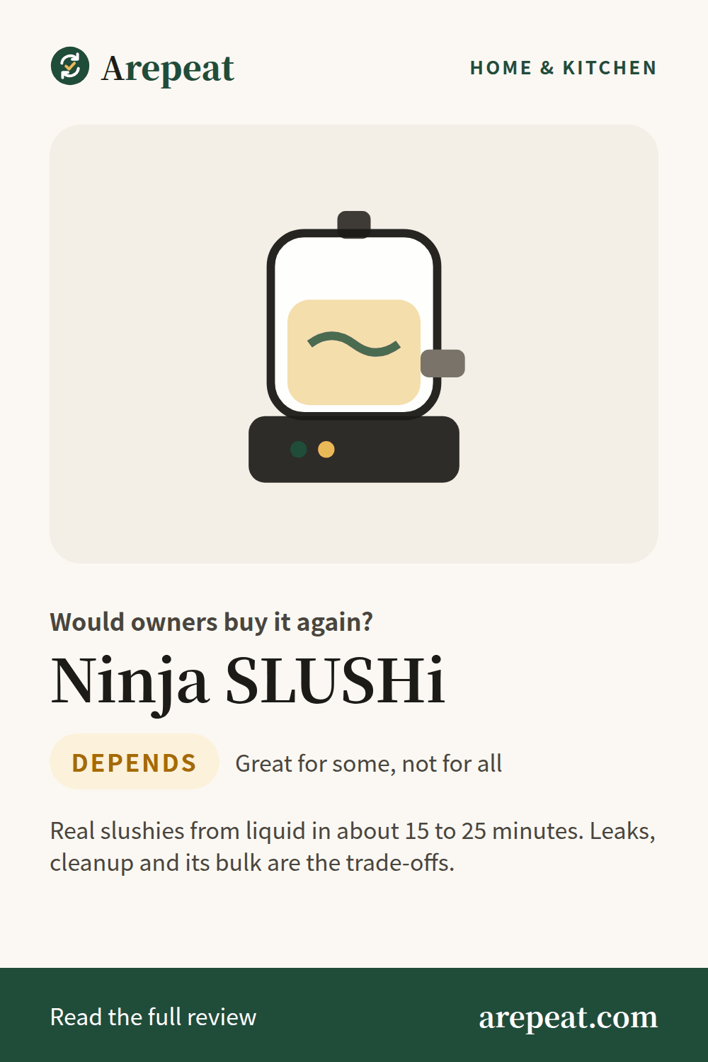 Ninja SLUSHi review: would owners buy it again?
