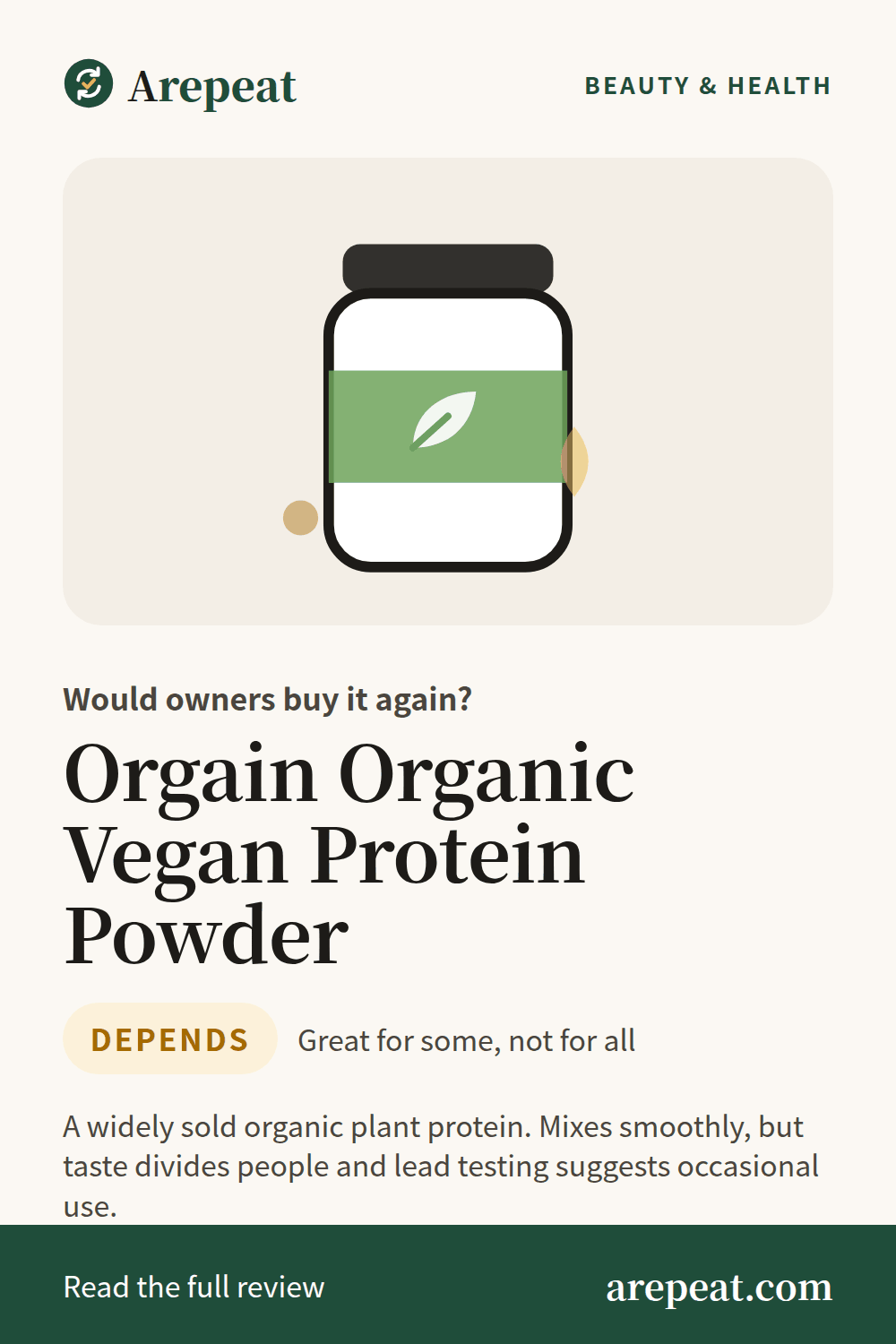 Orgain Organic Vegan Protein Powder review: would owners buy it again?