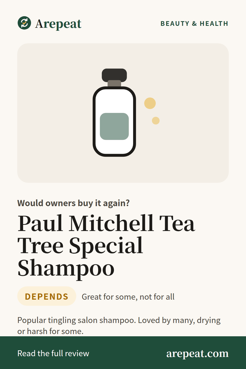 Paul Mitchell Tea Tree Special Shampoo review: would owners buy it again?
