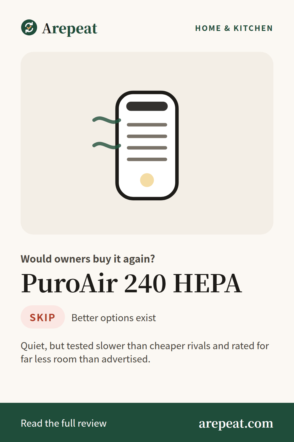 PuroAir 240 HEPA review: would owners buy it again?