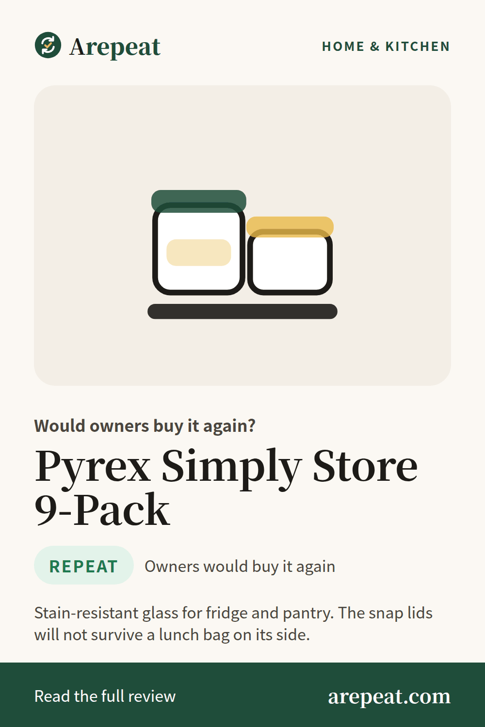Pyrex Simply Store 9-Pack review: would owners buy it again?