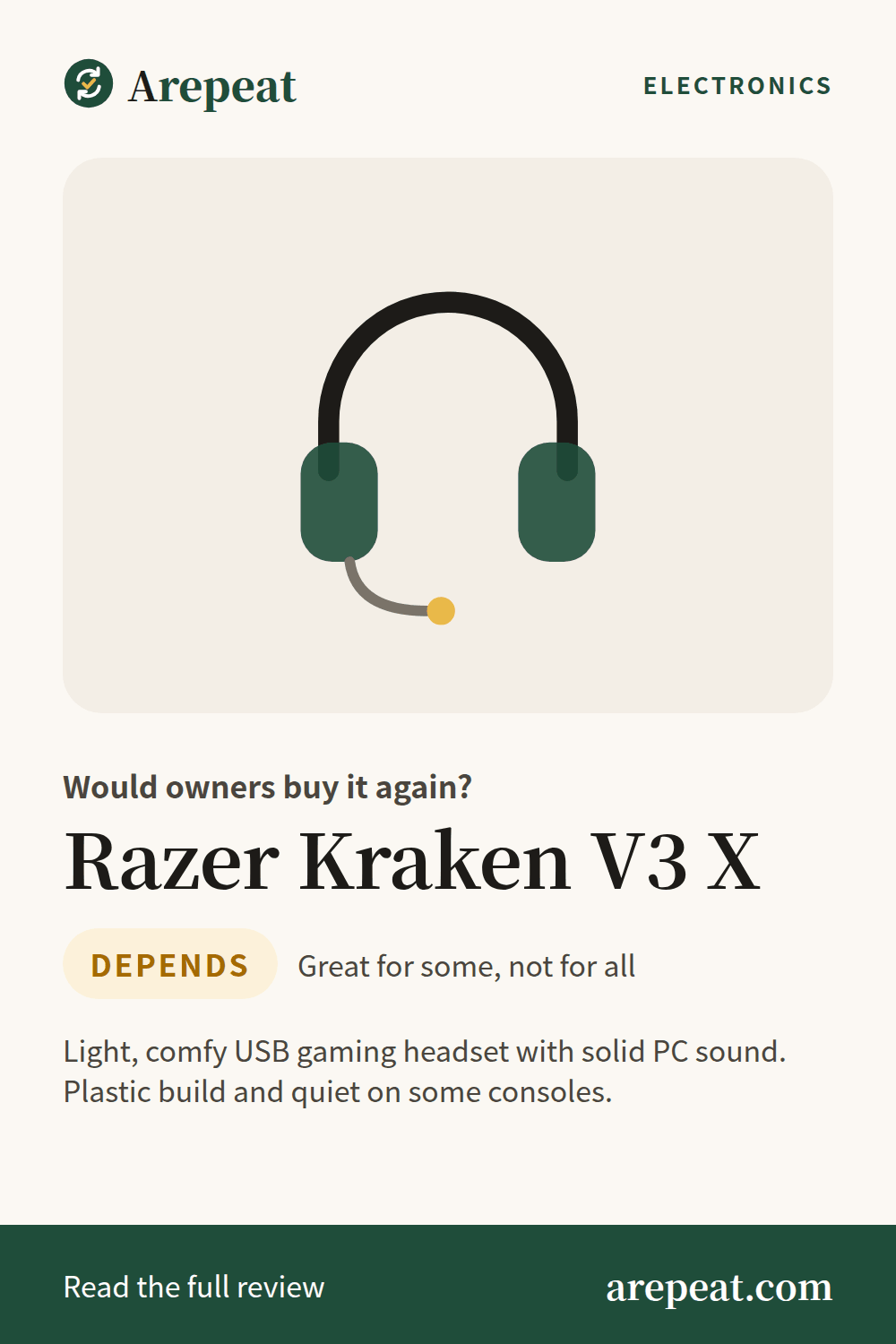 Razer Kraken V3 X review: would owners buy it again?