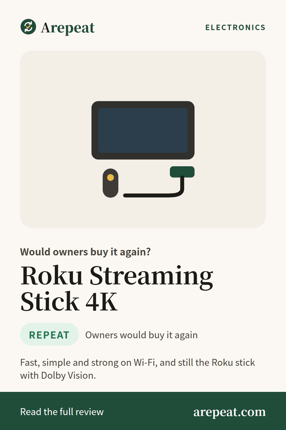 Roku Streaming Stick 4K review: would owners buy it again?