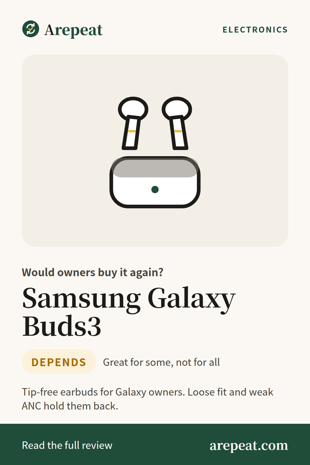 Samsung Galaxy Buds3 review: would owners buy it again?