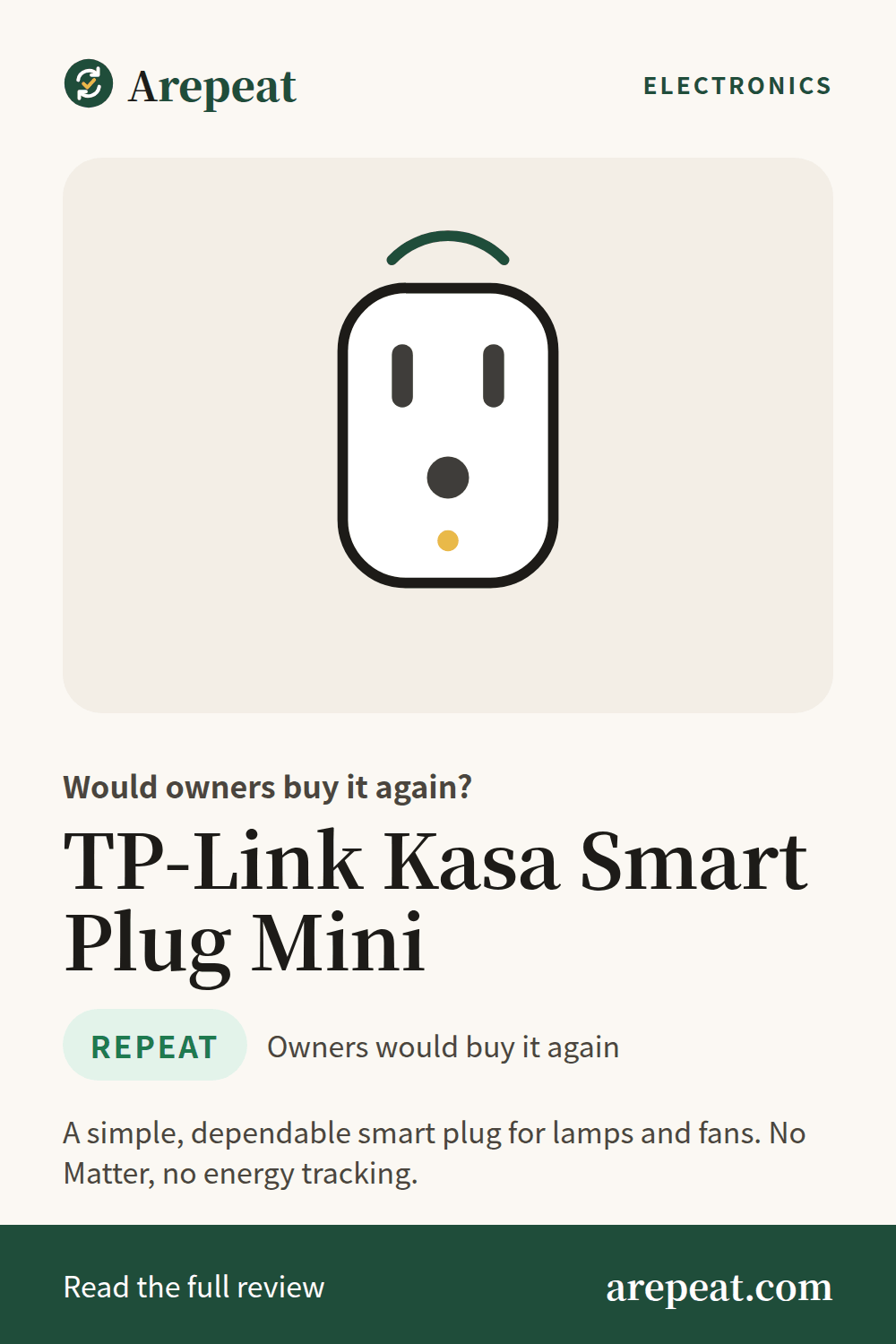 TP-Link Kasa Smart Plug Mini review: would owners buy it again?
