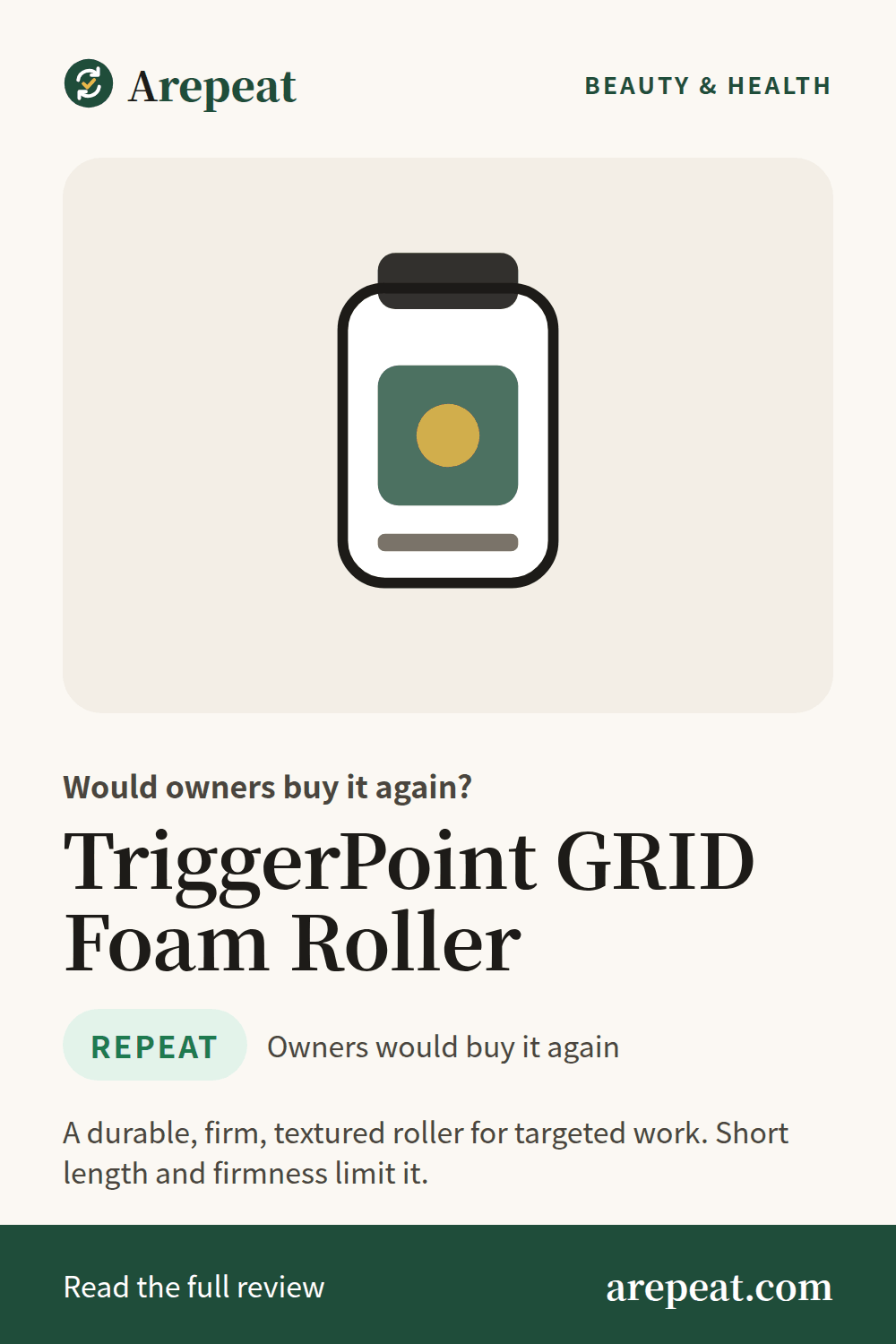 TriggerPoint GRID Foam Roller review: would owners buy it again?