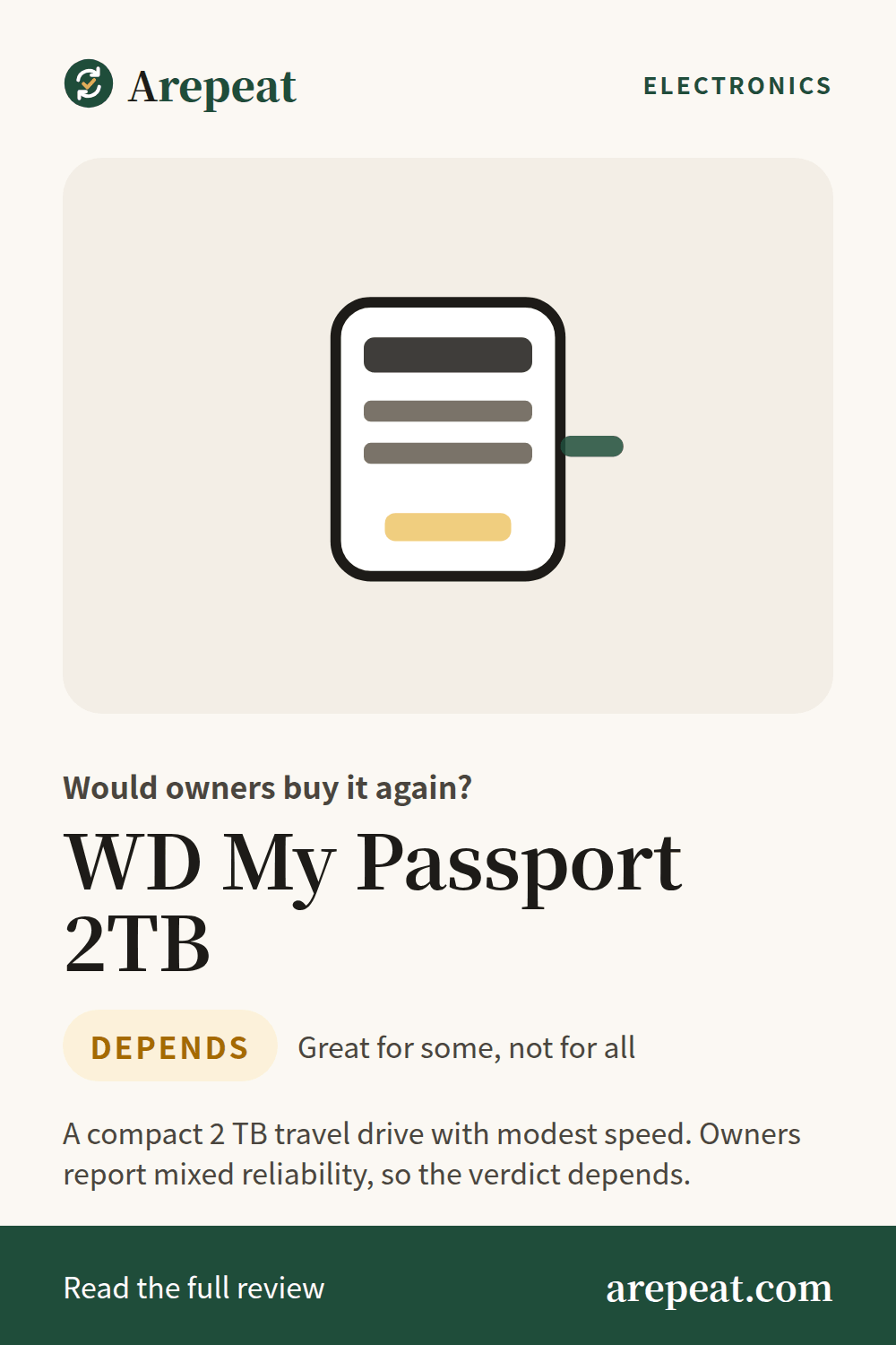 WD My Passport 2TB review: would owners buy it again?